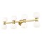 Z-Lite Artemis Vanity, 8-Light, 6.5 In.W x 35 In.L x 10.75 In.H, Modern Gold/Matte Opal 494-8V-MGLD - alternate 5